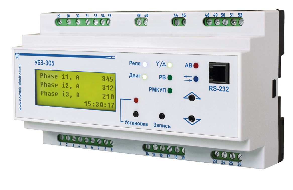 УБЗ-305М Универсальный блок защиты производства Новатек электро